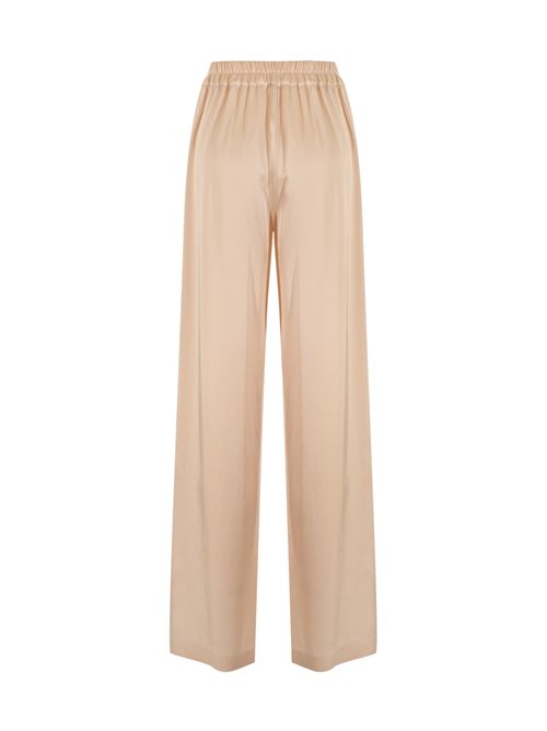 Pantalone ampio in raso Crema Clips | E225 942000072